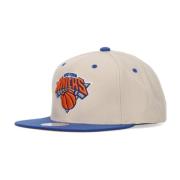 Mitchell & Ness NBA New York Knicks Cap Snapback Beige, Herr