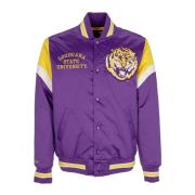 Mitchell & Ness LSU Tigers Bomberjacka Lila Purple, Herr