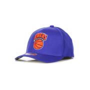 Mitchell & Ness NY Knicks Böjd Skärm Keps Snapback Blue, Herr