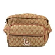 Gucci Vintage Pre-owned Canvas gucci-vskor Beige, Dam