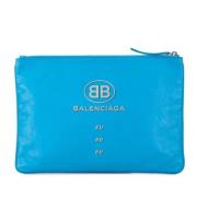 Balenciaga Vintage Pre-owned Laeder balenciaga-vskor Blue, Dam