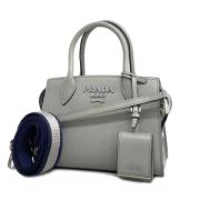 Prada Vintage Pre-owned Laeder prada-vskor Gray, Dam