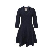 Alaïa Pre-owned Pre-owned Polyester klnningar Blue, Dam