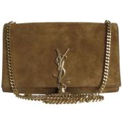 Yves Saint Laurent Vintage Pre-owned Mocka axelremsvskor Brown, Dam