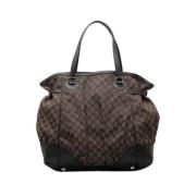 Gucci Vintage Pre-owned Canvas gucci-vskor Brown, Dam