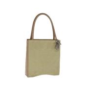 Dior Vintage Pre-owned Nylon handvskor Beige, Dam