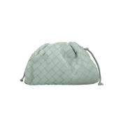 Bottega Veneta Vintage Pre-owned Laeder kuvertvskor Green, Dam