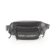 Yves Saint Laurent Vintage Pre-owned Nylon axelremsvskor Black, Unisex