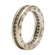 Bvlgari Vintage Pre-owned Vitt guld ringar White, Dam