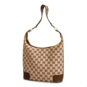 Gucci Vintage Pre-owned Canvas gucci-vskor Brown, Dam