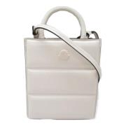 Moncler Pre-owned Pre-owned Laeder handvskor White, Dam