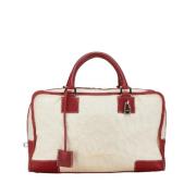 Loewe Pre-owned Pre-owned Canvas handvskor White, Dam