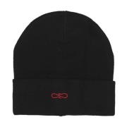 Propaganda Svart Logo Beanie Mössa Black, Herr