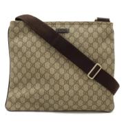 Gucci Vintage Pre-owned Canvas crossbodyvskor Beige, Dam