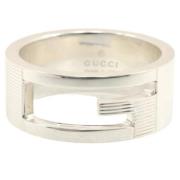 Gucci Vintage Pre-owned Silver ringar Gray, Dam