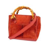 Gucci Vintage Pre-owned Mocka gucci-vskor Red, Dam