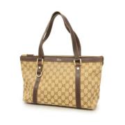 Gucci Vintage Pre-owned Canvas gucci-vskor Brown, Dam