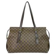 Louis Vuitton Vintage Pre-owned Canvas louis-vuitton-vskor Brown, Dam