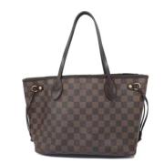 Louis Vuitton Vintage Pre-owned Tyg louis-vuitton-vskor Brown, Dam