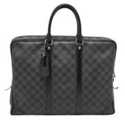 Louis Vuitton Vintage Pre-owned Belagd canvas portfljer Black, Herr