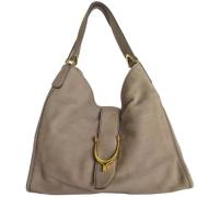 Gucci Vintage Pre-owned Tyg gucci-vskor Brown, Dam