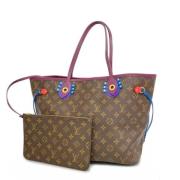 Louis Vuitton Vintage Pre-owned Tyg louis-vuitton-vskor Brown, Dam