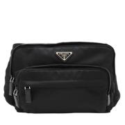 Prada Vintage Pre-owned Canvas prada-vskor Black, Dam