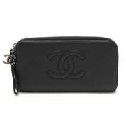 Chanel Vintage Pre-owned Laeder plnbcker Black, Dam