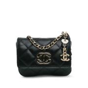 Chanel Vintage Pre-owned Laeder plnbcker Black, Dam