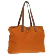 Prada Vintage Pre-owned Nylon totevskor Orange, Dam