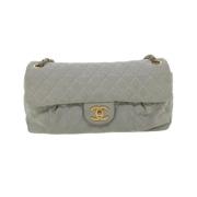 Chanel Vintage Pre-owned Laeder chanel-vskor Gray, Dam