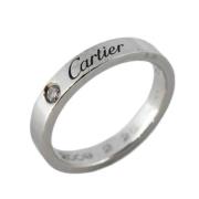 Cartier Vintage Pre-owned Platina ringar Gray, Dam