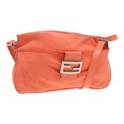 Fendi Vintage Pre-owned Nylon fendi-vskor Orange, Dam