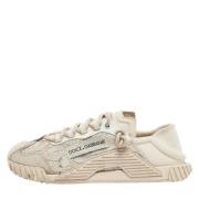 Dolce & Gabbana Pre-owned Pre-owned Spets sneakers Beige, Dam