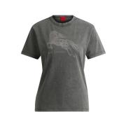 Hugo Boss Stilren T-shirt för män Gray, Dam