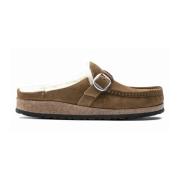 Birkenstock Buckley Shearling Träskor Brown, Dam