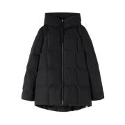 Jil Sander Svart Quiltad Dunjacka Black, Dam