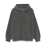 Carhartt Wip Quiltad huva tröja Gray, Herr