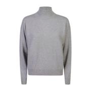 Peserico Grå Elegant Sweatshirt Aw24 Gray, Dam