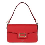 Lancel Stilren Axelväska Red, Dam