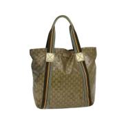 Gucci Vintage Pre-owned Canvas gucci-vskor Yellow, Dam