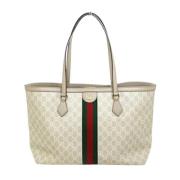 Gucci Vintage Pre-owned Canvas gucci-vskor Beige, Dam