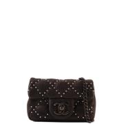 Chanel Vintage Pre-owned Tyg chanel-vskor Black, Dam