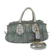 Prada Vintage Pre-owned Nylon prada-vskor Green, Dam