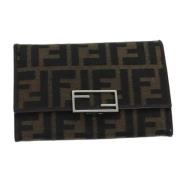 Fendi Vintage Pre-owned Canvas plnbcker Brown, Dam