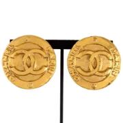 Chanel Vintage Pre-owned Metall chanel-smycken Yellow, Dam