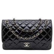 Chanel Vintage Pre-owned Laeder chanel-vskor Black, Dam