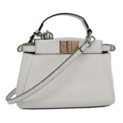 Fendi Vintage Pre-owned Laeder fendi-vskor White, Dam