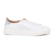 Santoni Kräm Mocka Snörskor White, Herr