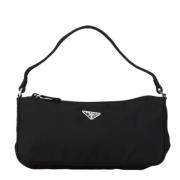 Prada Vintage Pre-owned Nylon prada-vskor Black, Dam